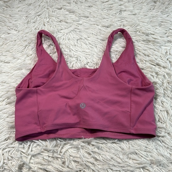 Lululemon Nulu Front-Darting Yoga Bra *Light Support, B/C Cup Pink Blossom - Picture 3 of 5